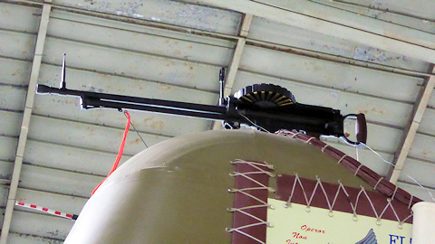 Lewis Machine Gun mounted on Airco DH-2 exhibit