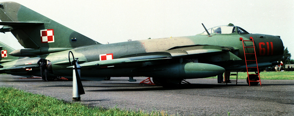 MiG-17 in Polish Air Force livery