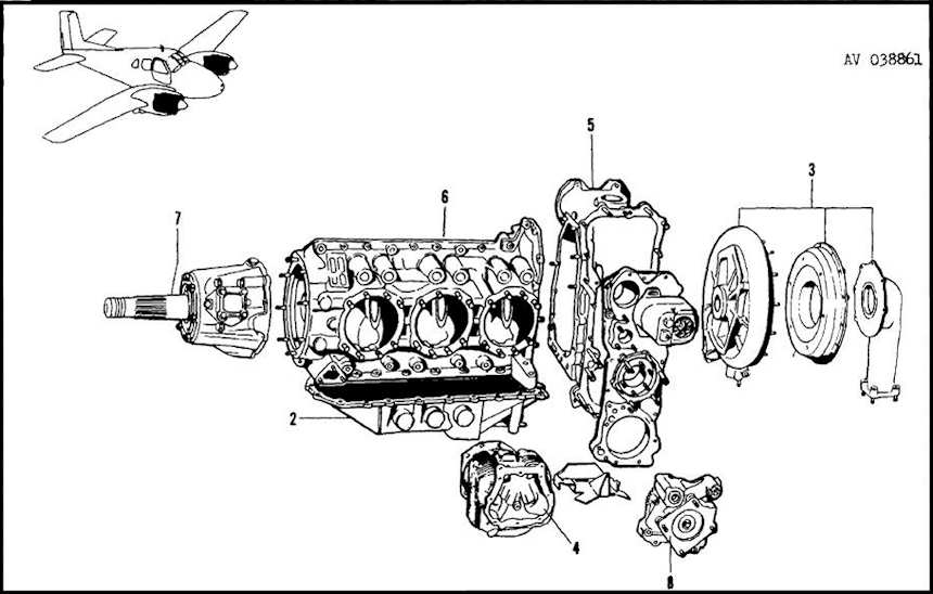 04803 6 cyl engine