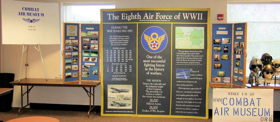 Veterans Day Exhibit at Washburn University, Topeka